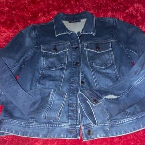 Talbots Jean Jacket